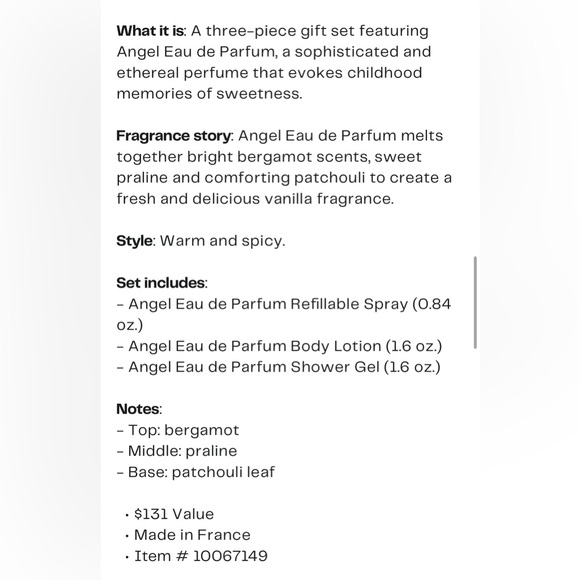 Thierry Mugler Angel Body Gift Set - Refillable Star
FREE SHIPPING - Picture 8 of 8